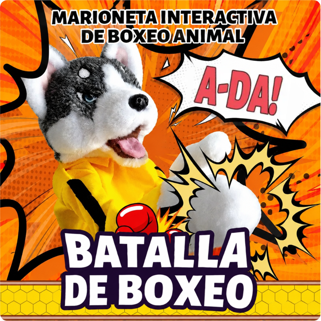 Peluche Perro Boxeador Interactivo